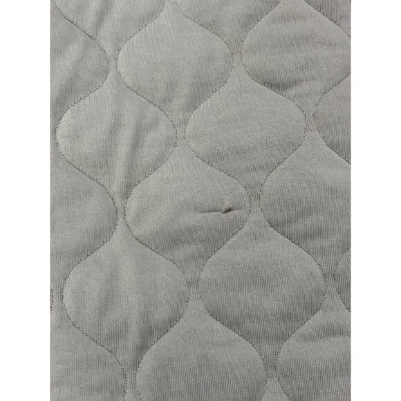 Lululemon Quilted Bomber Zip-Up Jacket Gray Size 8 Cotton-Blend Cropped Casual - Picture 6 of 11